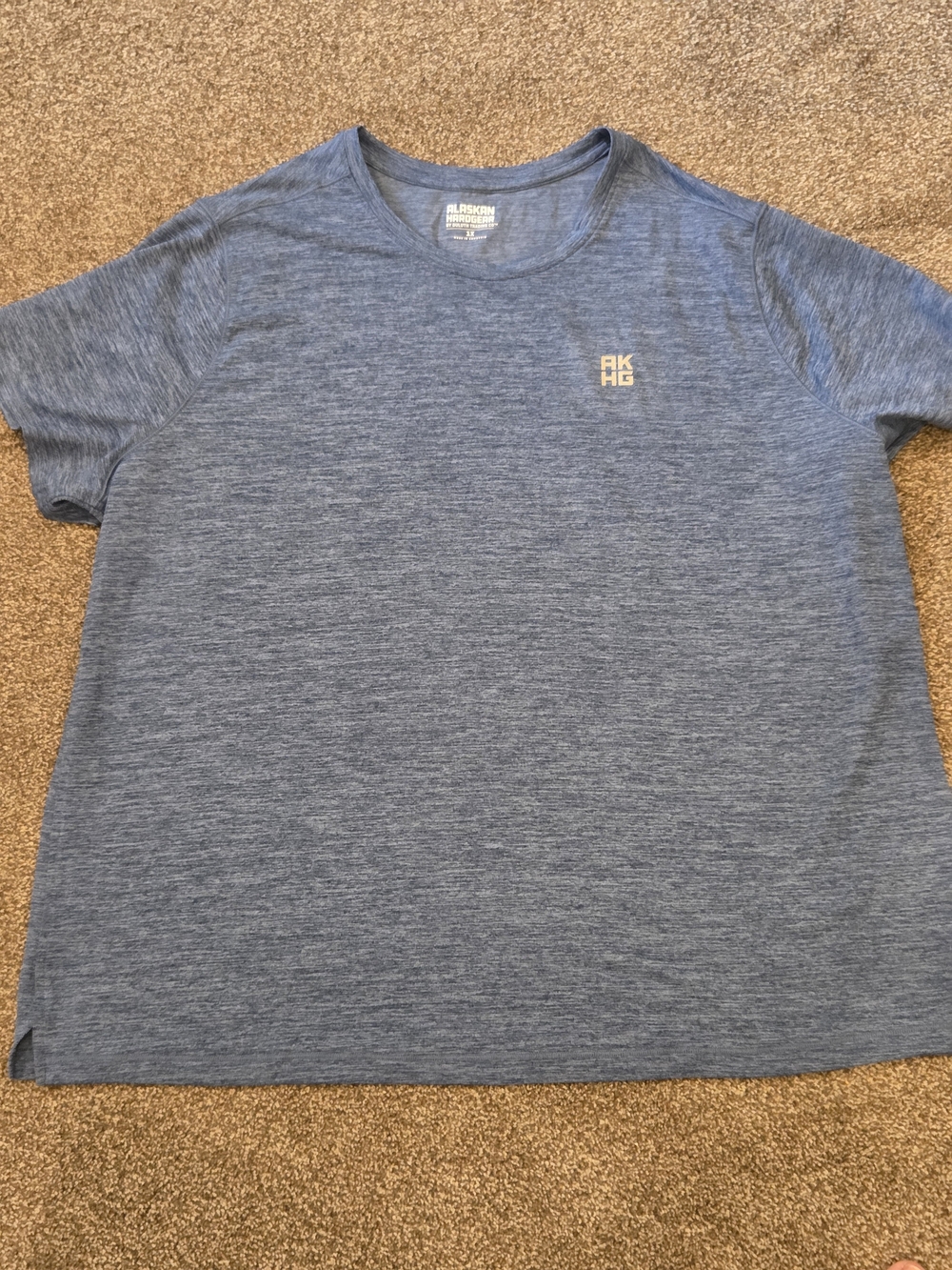 Alaskan Hardgear by Duluth Womens 1X Quick Dry Blue Shirt Pullover Tee Outdoor